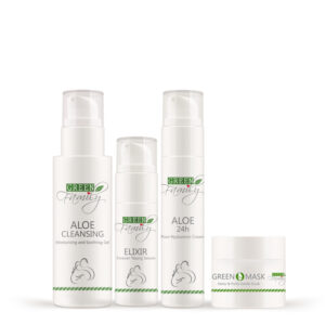 Kit Viso Green Family 4 prodotti Skin care routine
